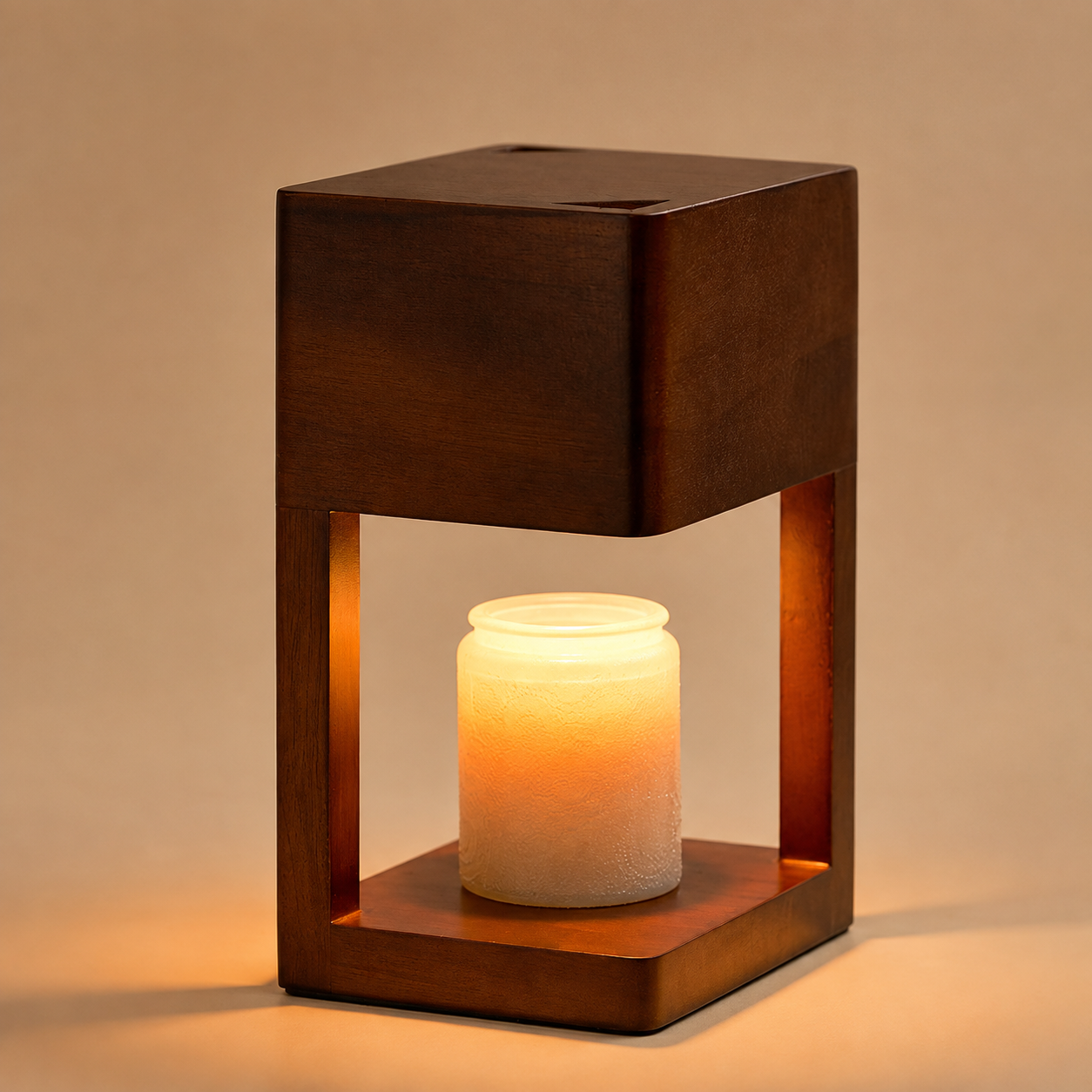 The Japandi Candle Warmer Lamp