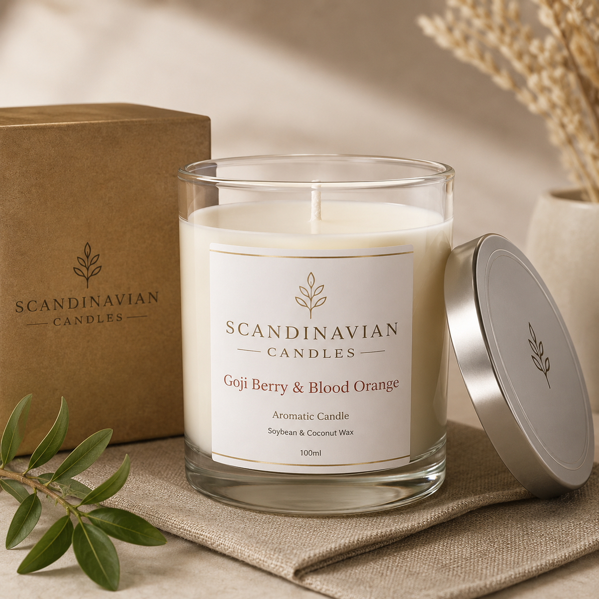 The Warming Candle — Goji Berry & Blood Orange