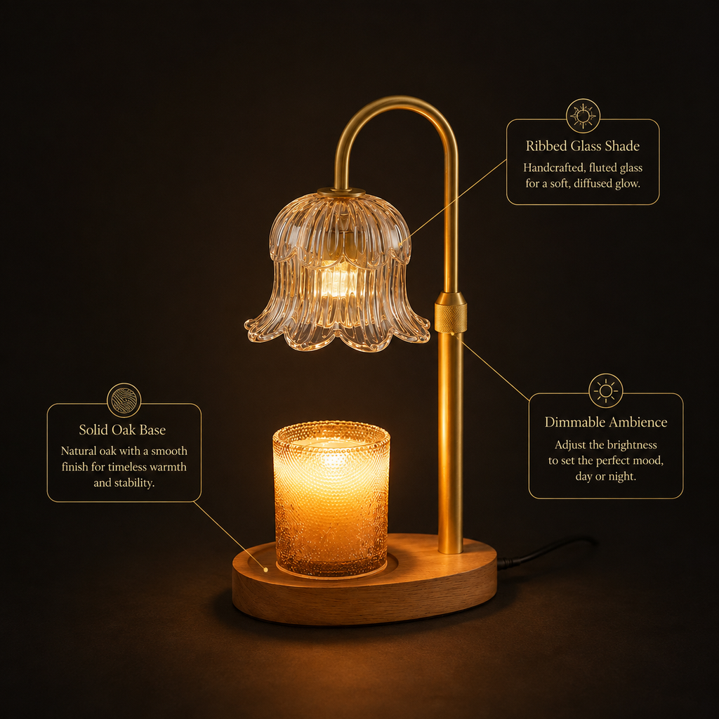 The Lily Candle Warmer Lamp