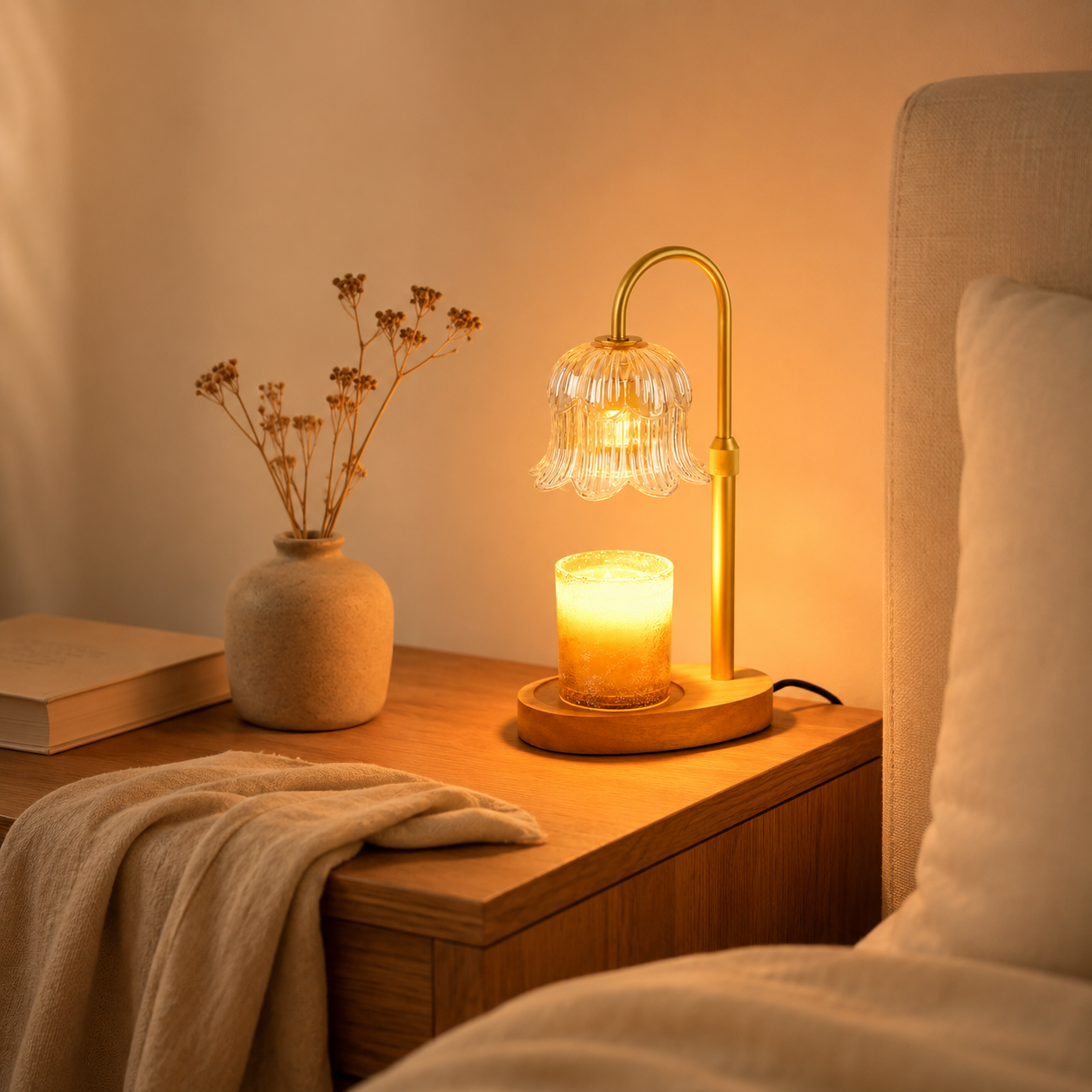 The Lily Candle Warmer Lamp