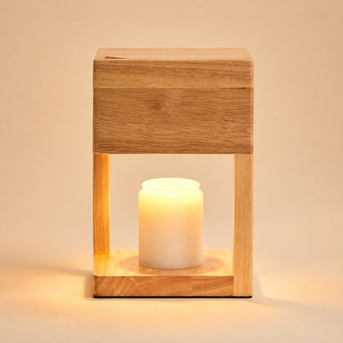 The Japandi Candle Warmer Lamp